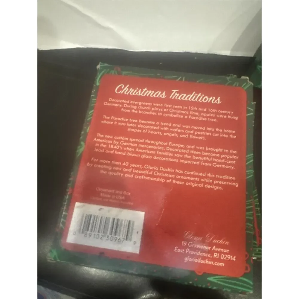 Gloria Duchin Christmas Traditions Month Teddy Bear Ornament Lot 11 w/ Boxes